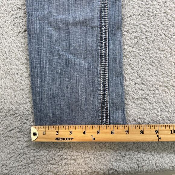 Rock Revival Jeans Womens 29 Blue Alanis Straight Low Rise Medium Wash Denim - Picture 6 of 11